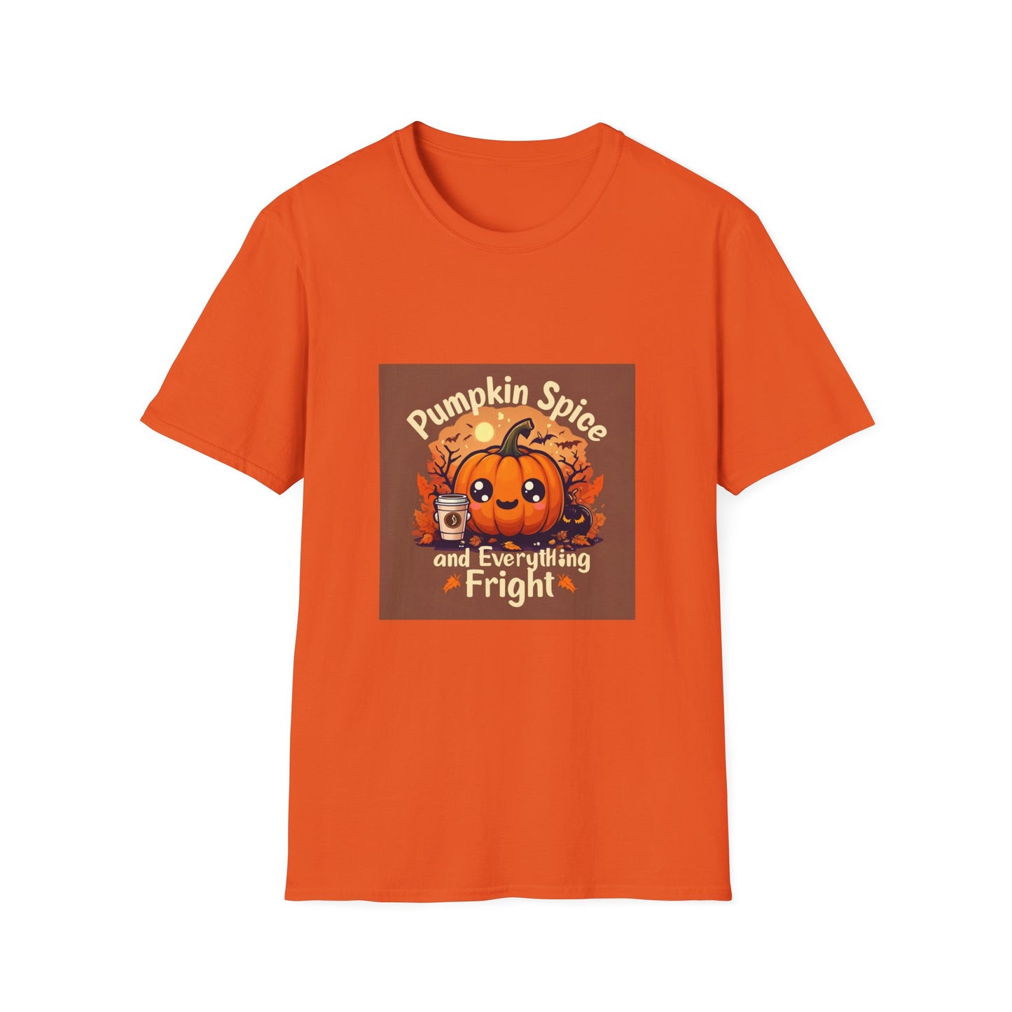 Pumpkin Spice and Everything Fright T-Shirt, Fall T-Shirt, Jack-o-Lantern T-Shirt, Spooky T-Shirt