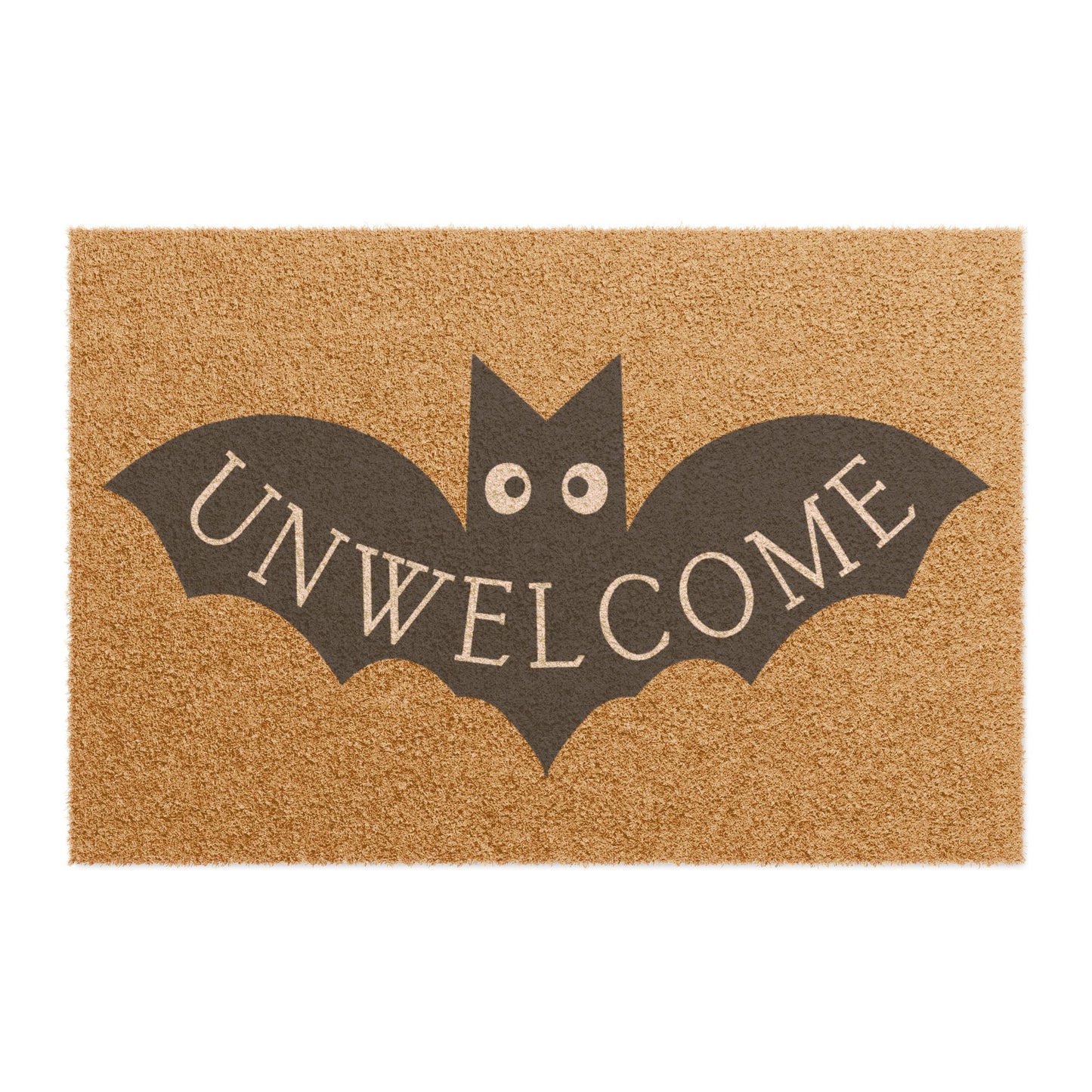 Unwelcome Doormat, Bat Mat, Spooky, Halloween, Go Away Front Door Mat, Autumn Bat Mat, Cute Rude Bat Door Mat, Unwelcome to Our Home