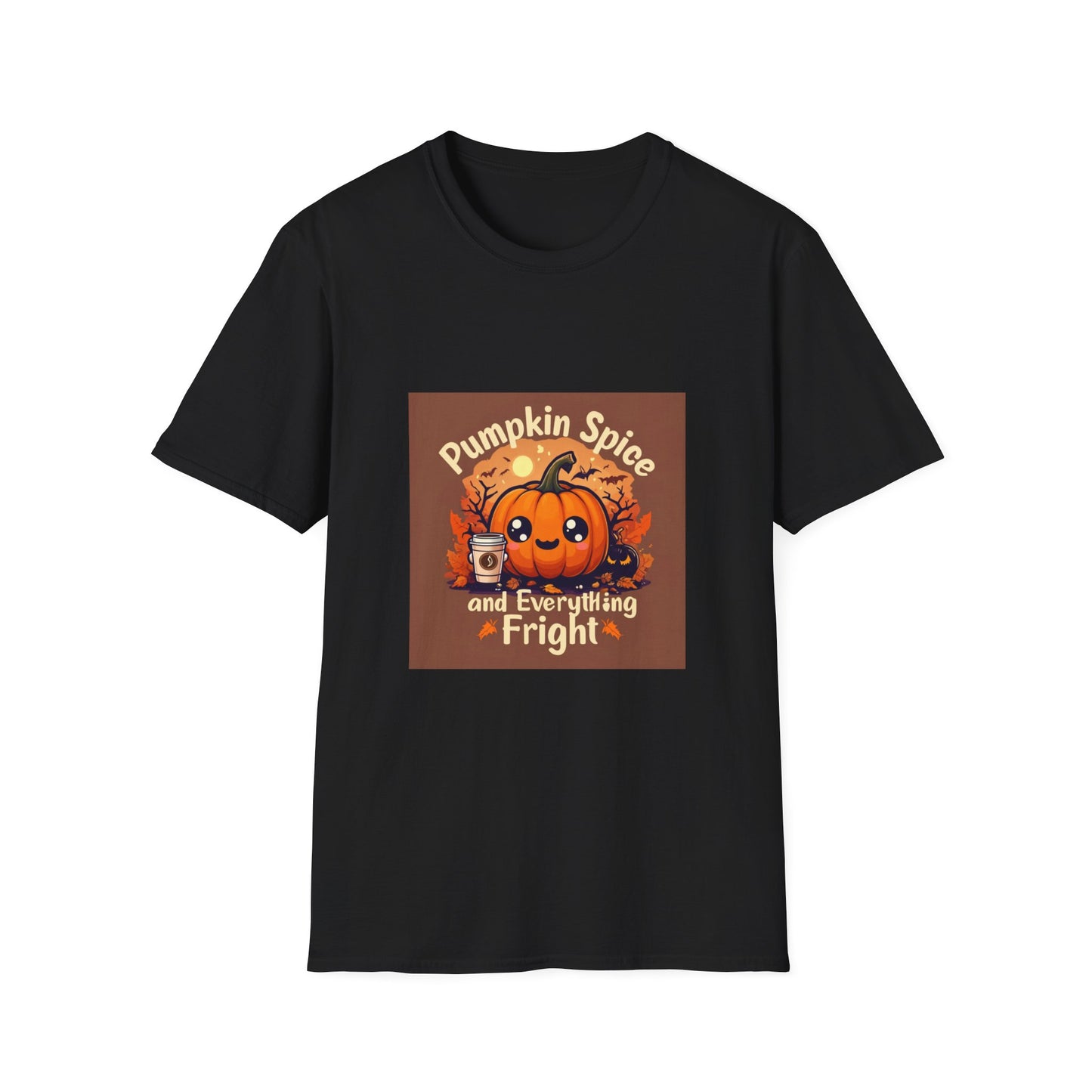 Pumpkin Spice and Everything Fright T-Shirt, Fall T-Shirt, Jack-o-Lantern T-Shirt, Spooky T-Shirt