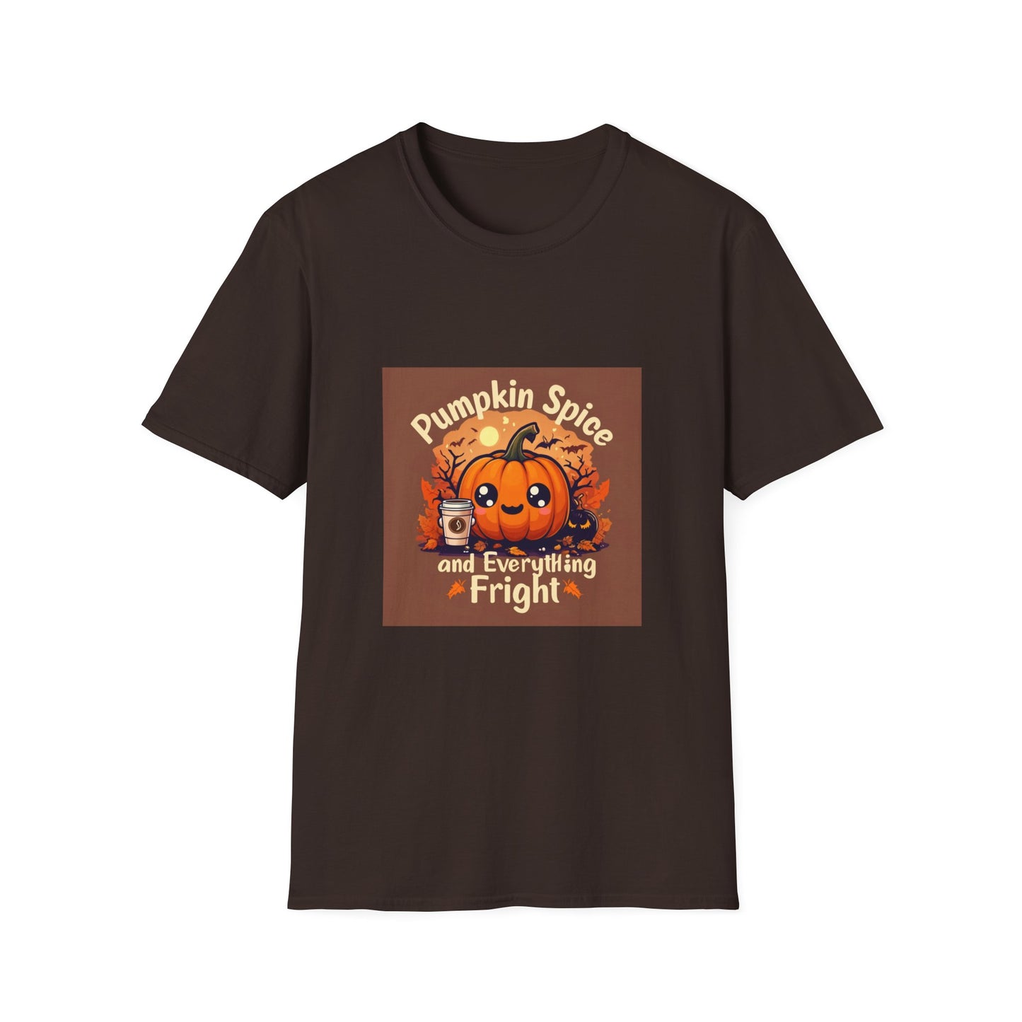 Pumpkin Spice and Everything Fright T-Shirt, Fall T-Shirt, Jack-o-Lantern T-Shirt, Spooky T-Shirt