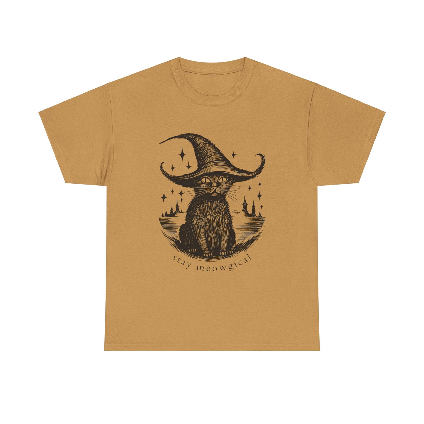 Stay Meowgical T-shirt, Halloween shirt, Cat Lady T-shirt, Spooky Cat T-shirt, Childless Cat Lady Halloween, Plus Size Halloween Costume