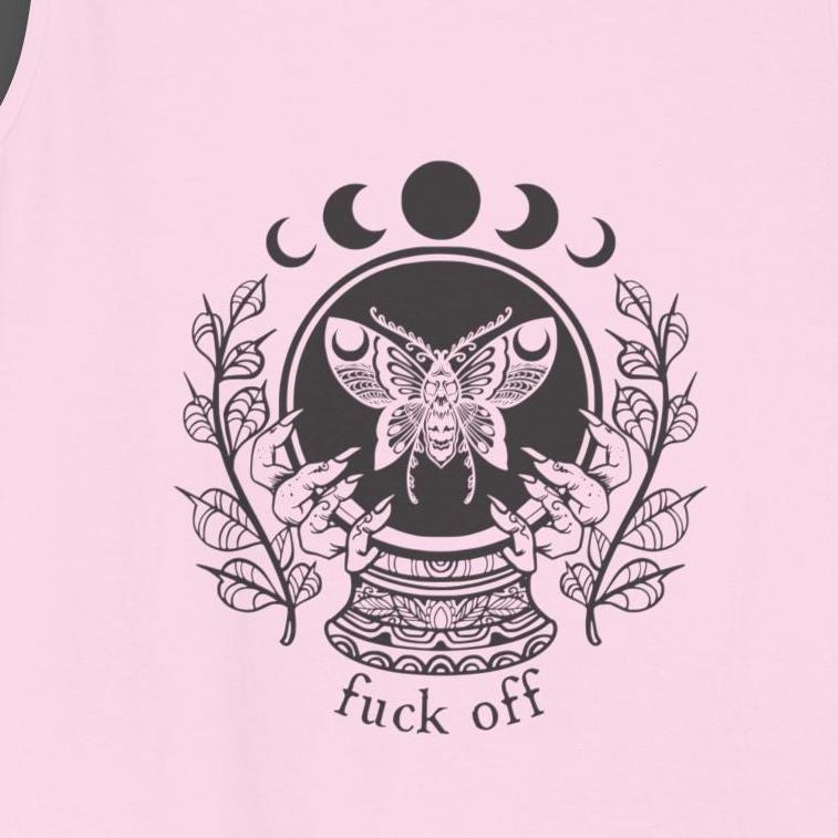 F*ck Off Unisex Garment-Dyed Tank Top