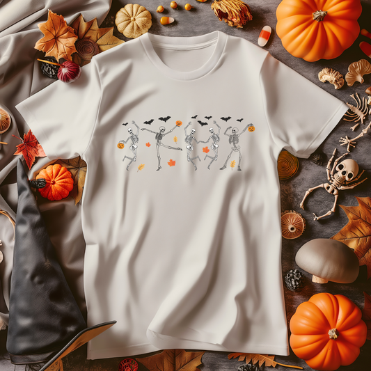 Comfort Colors® Dancing Skeleton Shirt, Halloween Shirt, Halloween Costume, Pumpkin Shirt, Retro Halloween Shirt